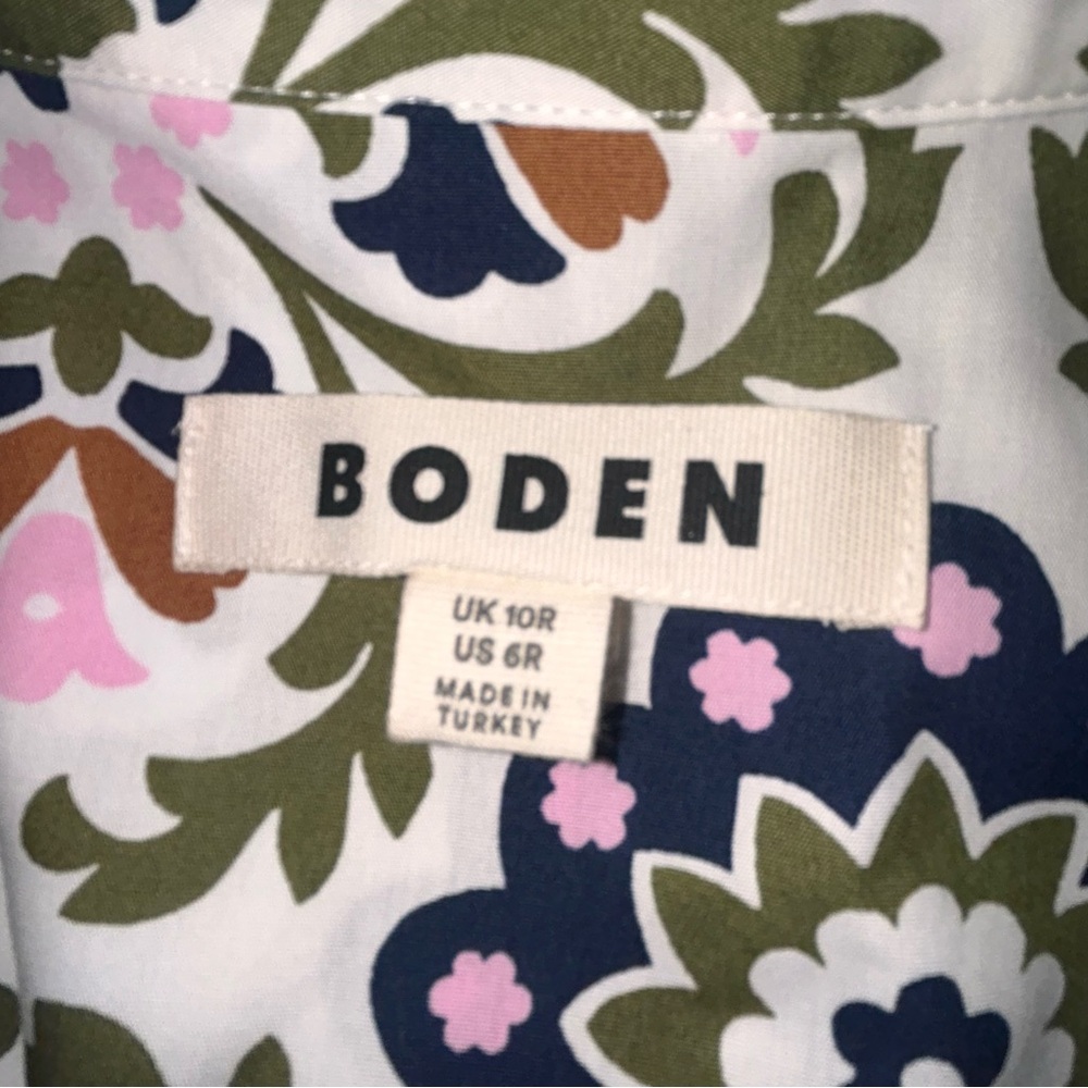 Boden midi shirt dress size 6 - Picture 7 of 8